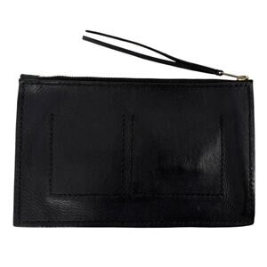 Tribe Alive Wallet Leather Clutch Zippered Pouch Boho Modern Black